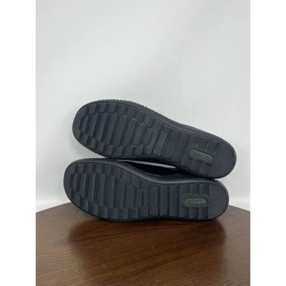 Remonte Soft Loafer Shoes Women's 41 / 10 Black Comfort Zip Walking‎ Sneakers
